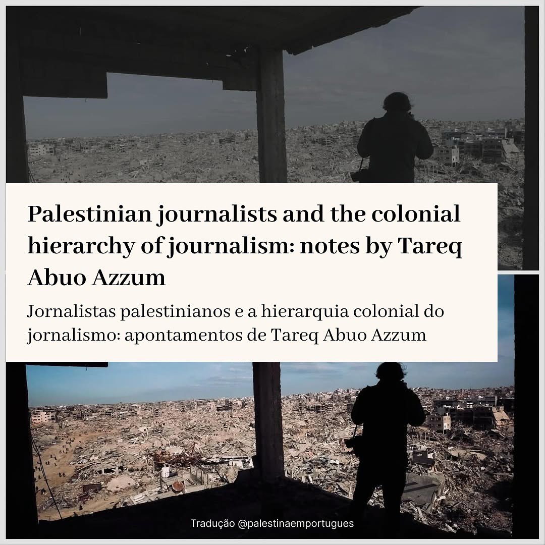 Palestinian Journalists and Colonial Hierarchy in Journalism