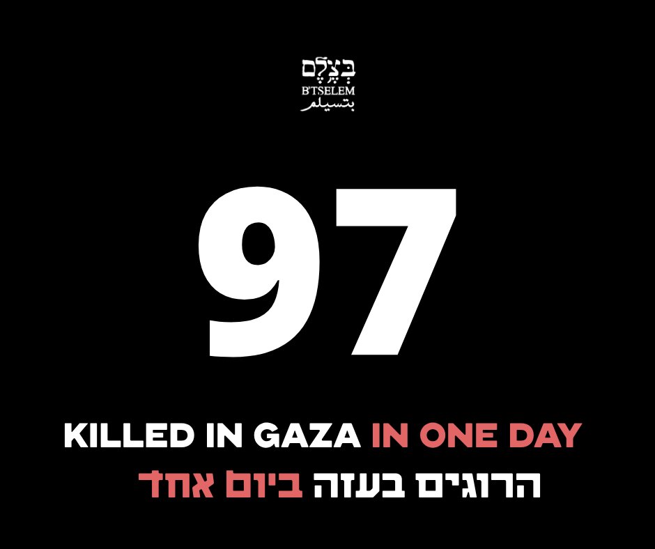 Israeli military kills 97 people in Gaza including aid recipients