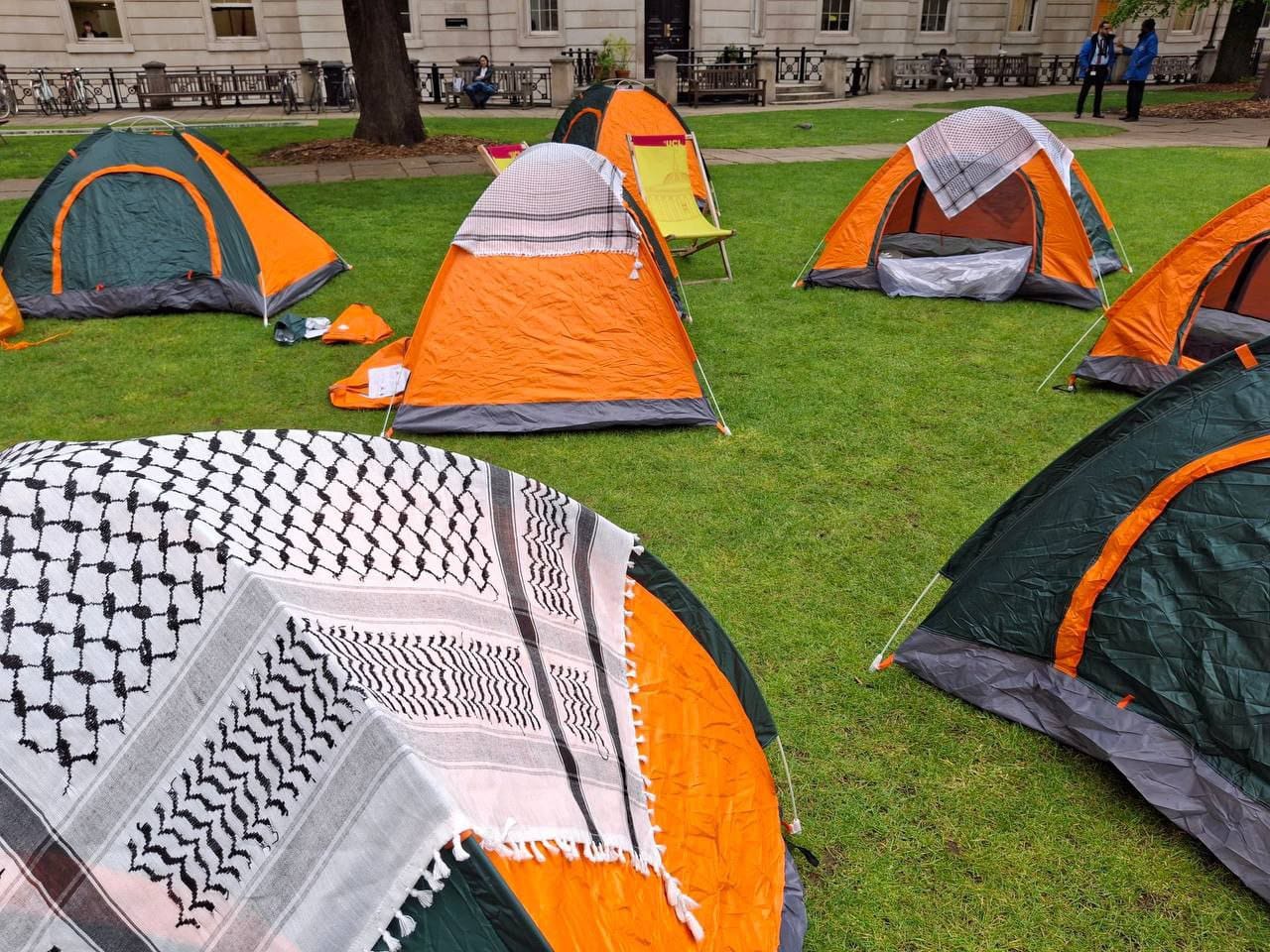 UCL and King’s College Students Establish Gaza Solidarity Encampment