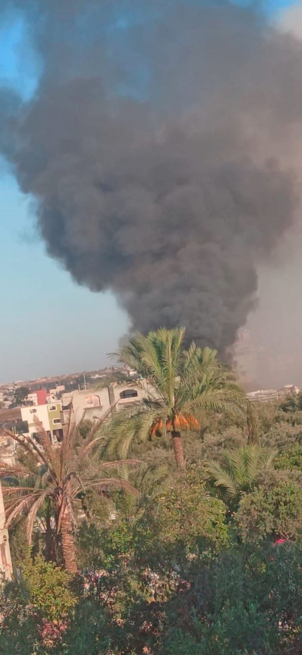 Israeli warplanes target factory and warehouses in Gaza’s Zawaideh area