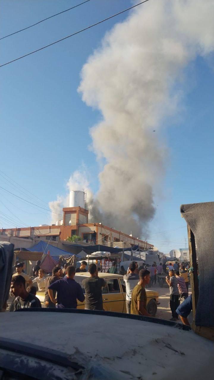 Israeli warplanes strike near Nasser Medical Complex in Khan Younis