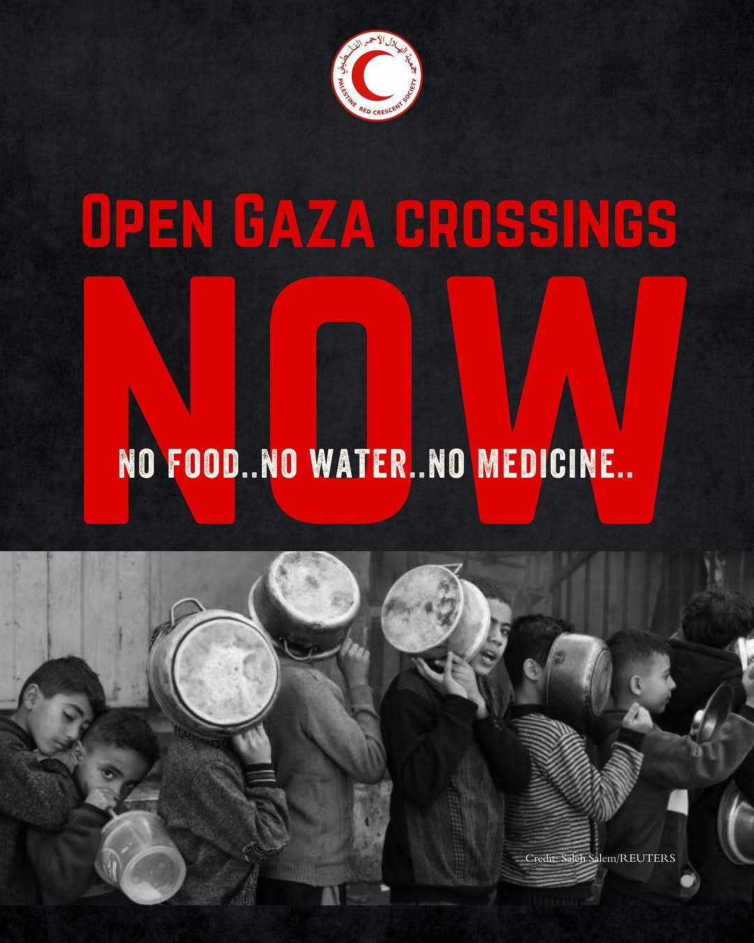 Gaza aid blockade: calls to open crossings immediately