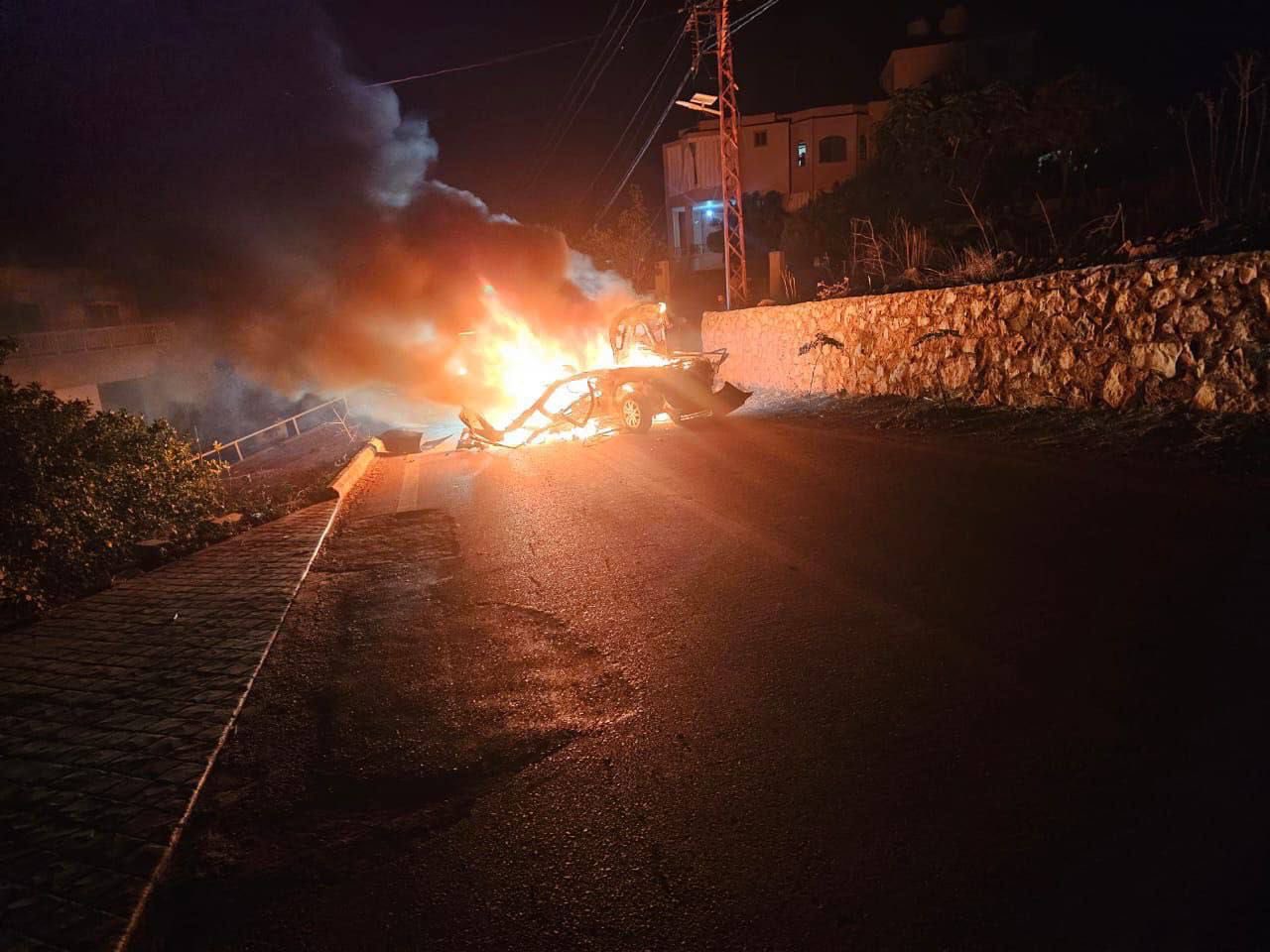 Israeli drone strike targets vehicle in southern Lebanon
