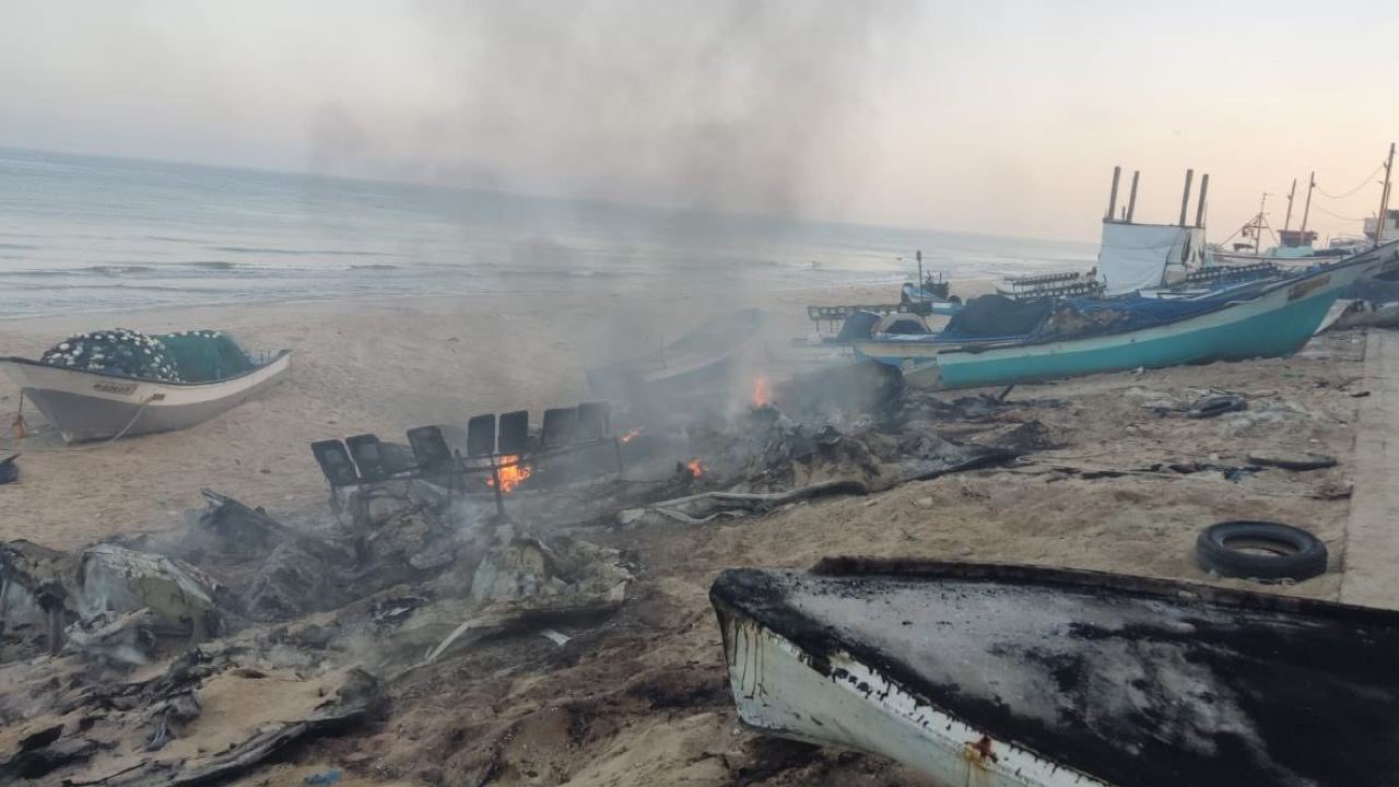 Israel destroys fishing boats in Rafah amid starvation allegations