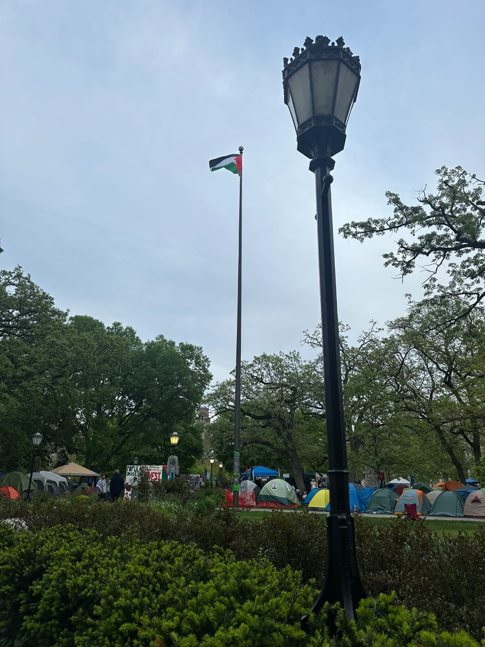 Palestinian Flag Raised at University of Chicago Gaza Encampment