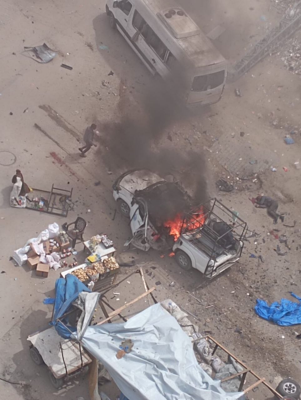 Police Vehicle Targeted in Northern Gaza Strip: Martyrs and Injuries