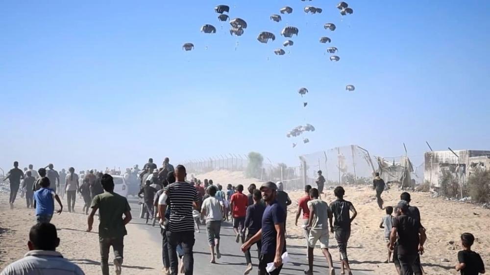 Airdropped Aid and Casualties in Nitzarim Corridor