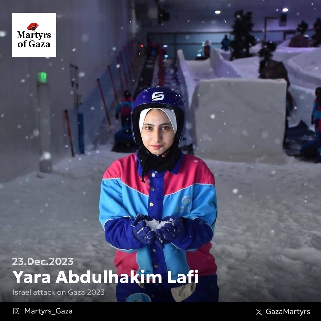 Remembering Yara Abdulhakim Lafi, beloved soul of Gaza