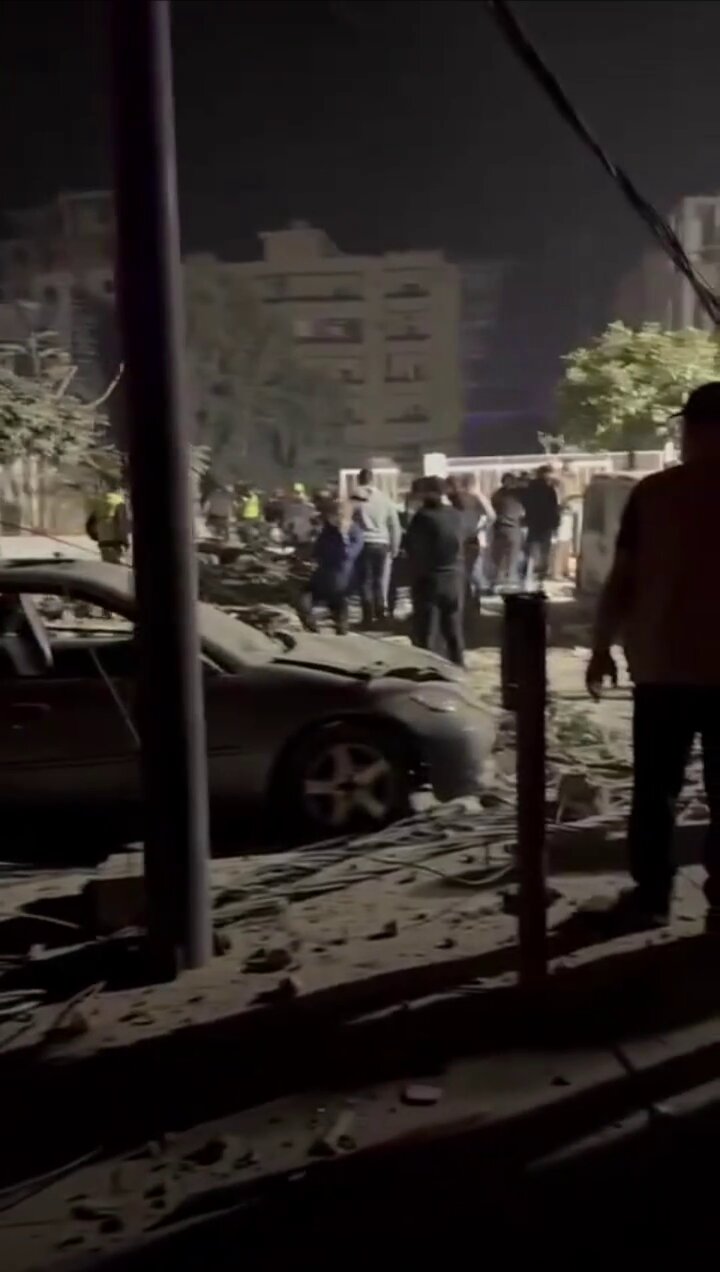 Large-scale destruction in Beirut following Israeli attacks on residential areas