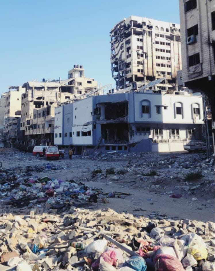 IOF Damages Patient Friends Charity Hospital in Gaza City