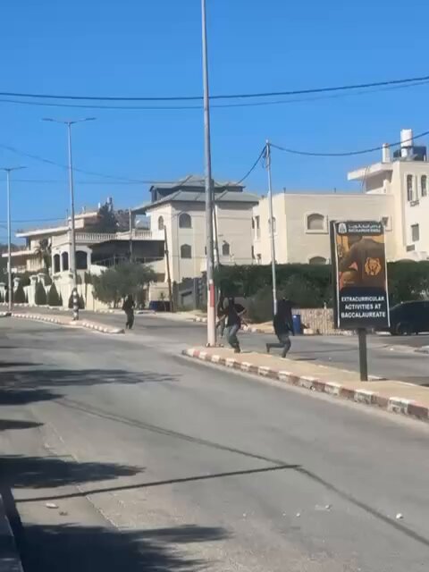 Settlers Attack Deir Dibwan East of Ramallah