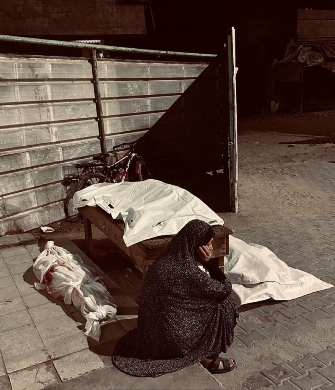Palestinian Woman Mourns Loved Ones Killed in Gaza Conflict