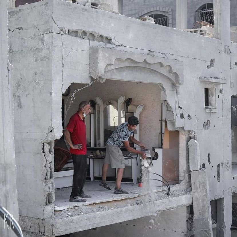 Mosque bombing in Nuseirat camp damages nearby homes