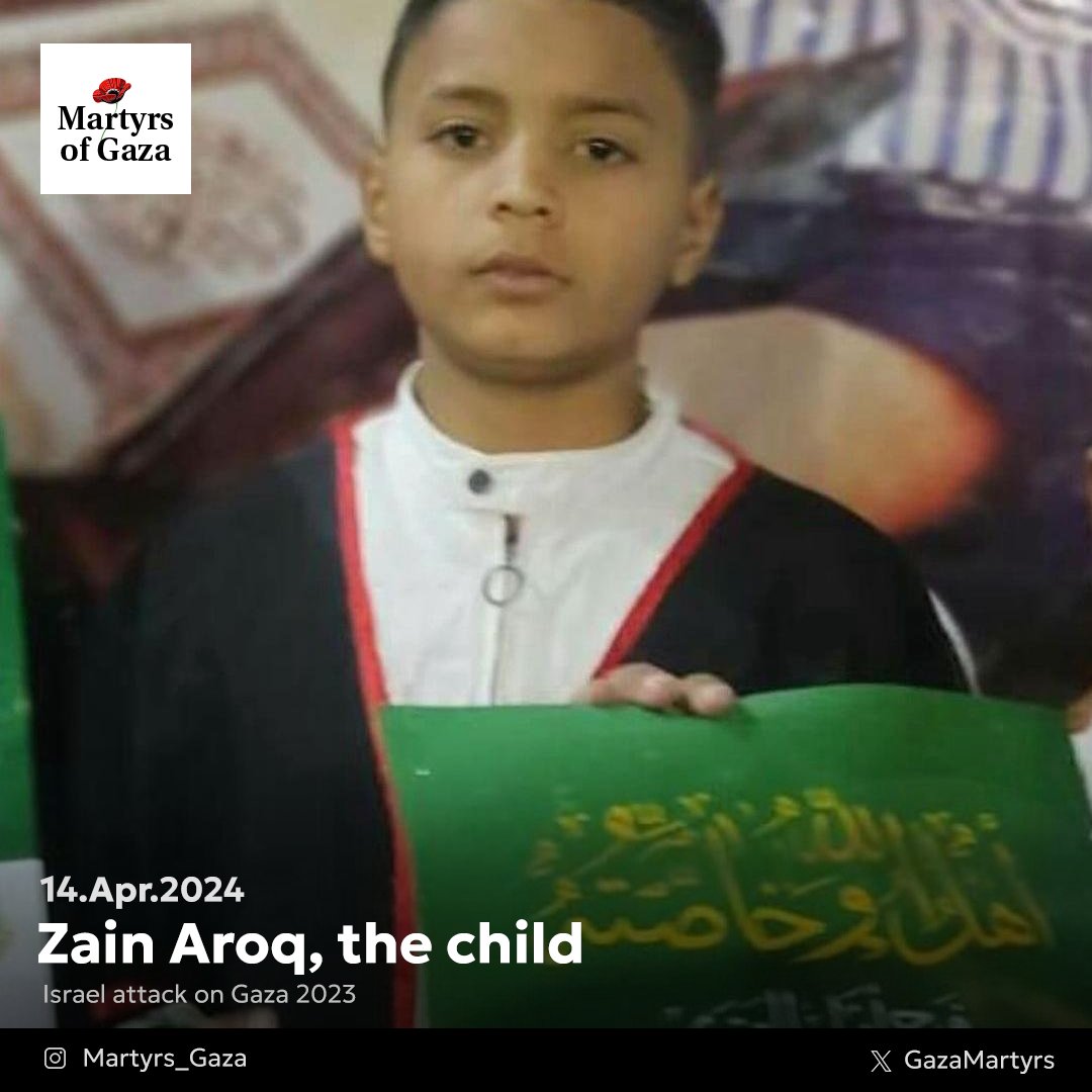 Young boy risks life retrieving food aid in Gaza