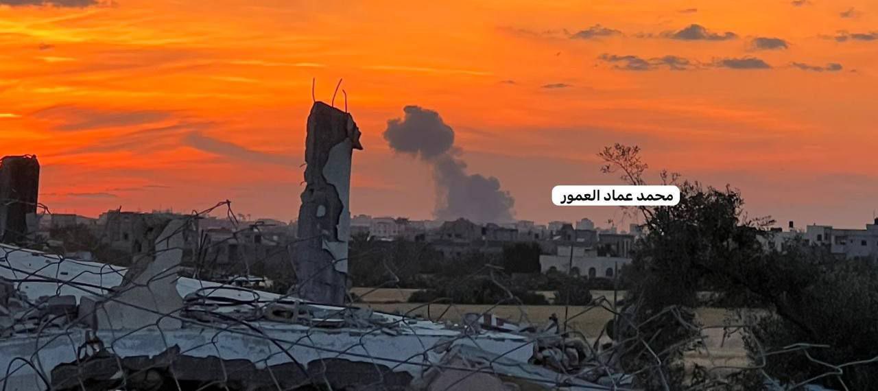 Heavy Israeli bombardment reported in northwestern Rafah Gaza