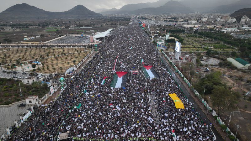 Millions protest for Gaza in Yemen despite ongoing conflict