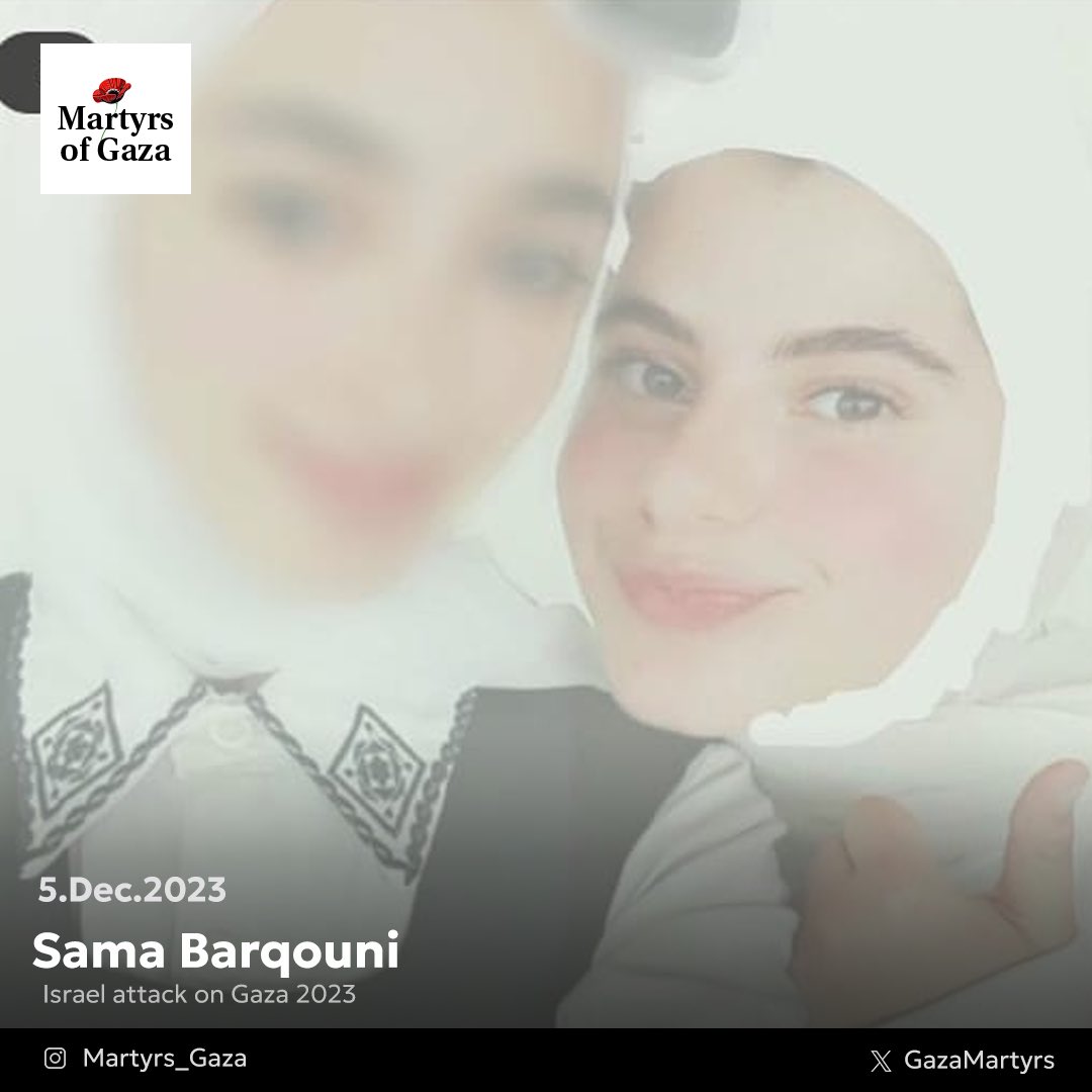 Remembering Sama Barqouni, 16-year-old girl with dreams and aspirations