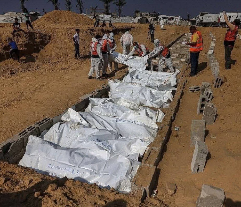 Thirty-Eight Unidentified Martyrs Buried in Gaza Conflict