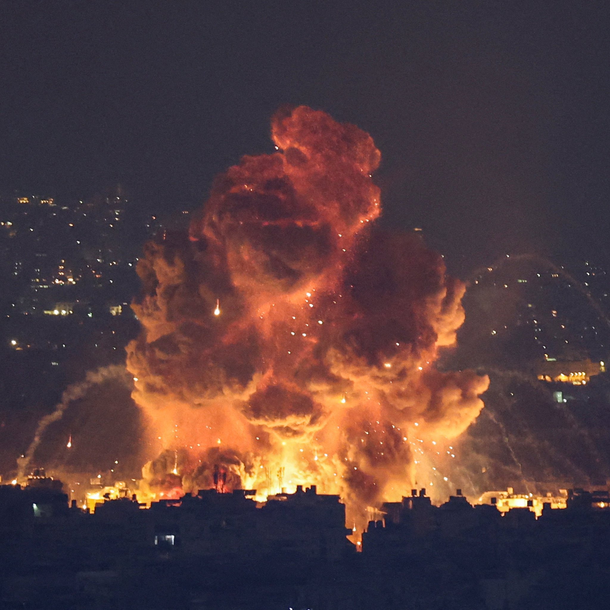 Israeli Military Reported Dropping Massive Firepower on Gaza