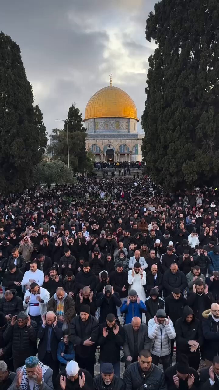 Eid Prayer at Holy Al-Aqsa Mosque in Occupied Jerusalem
