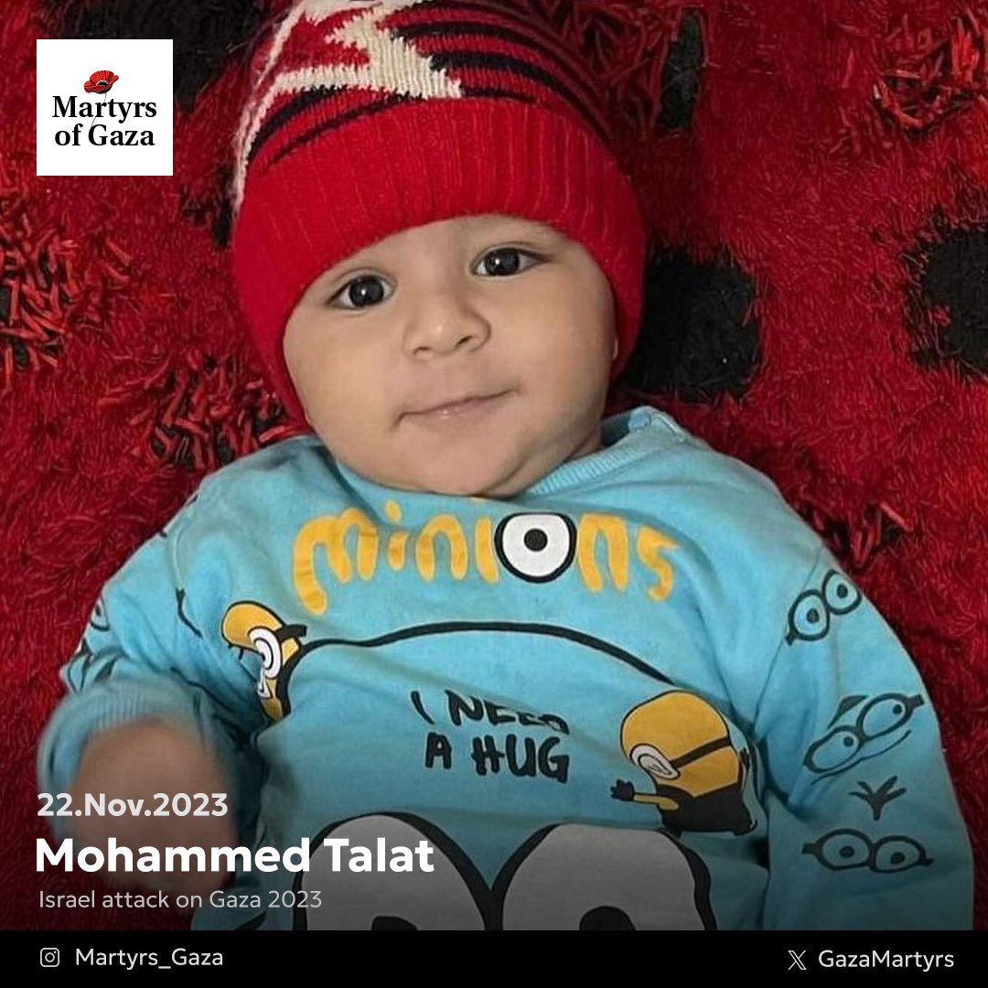 Infant Mohammed Talat Ibrahim Al-Husaynah remembered for joy