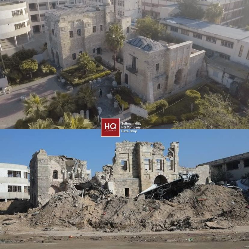 Pasha Palace Destruction in Gaza City’s Old City