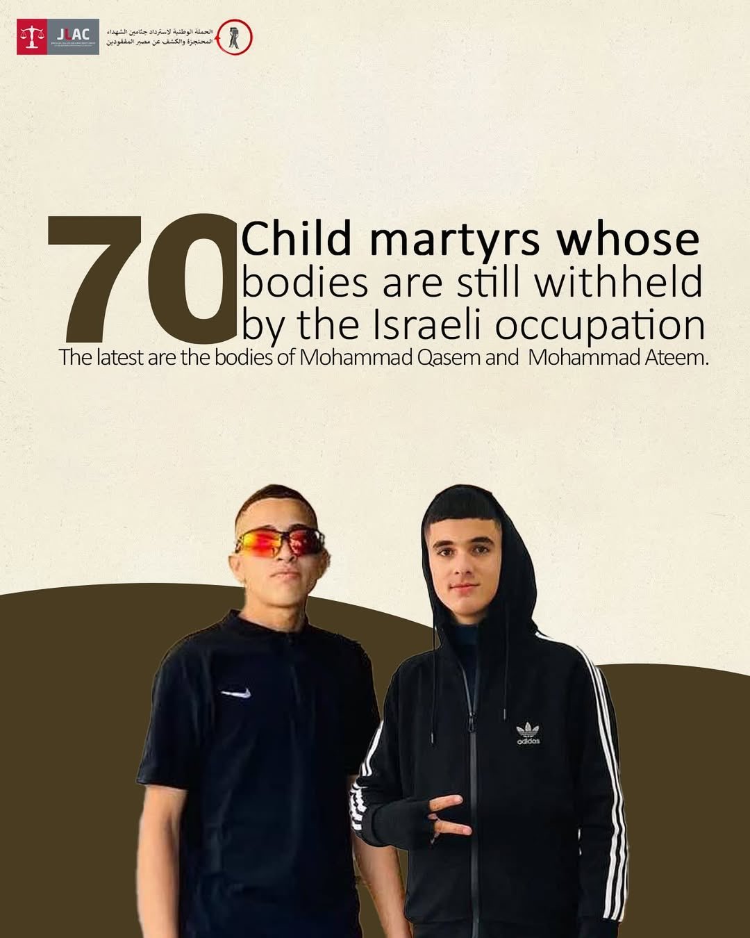 70 Child Martyrs’ Bodies Withheld by Israeli Occupation