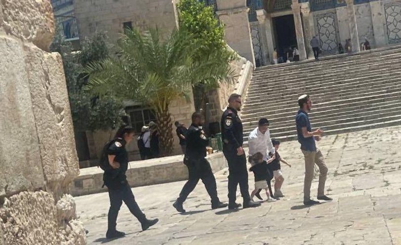 Israeli Settlers Desecrate Al Aqsa Mosque Under Military Protection