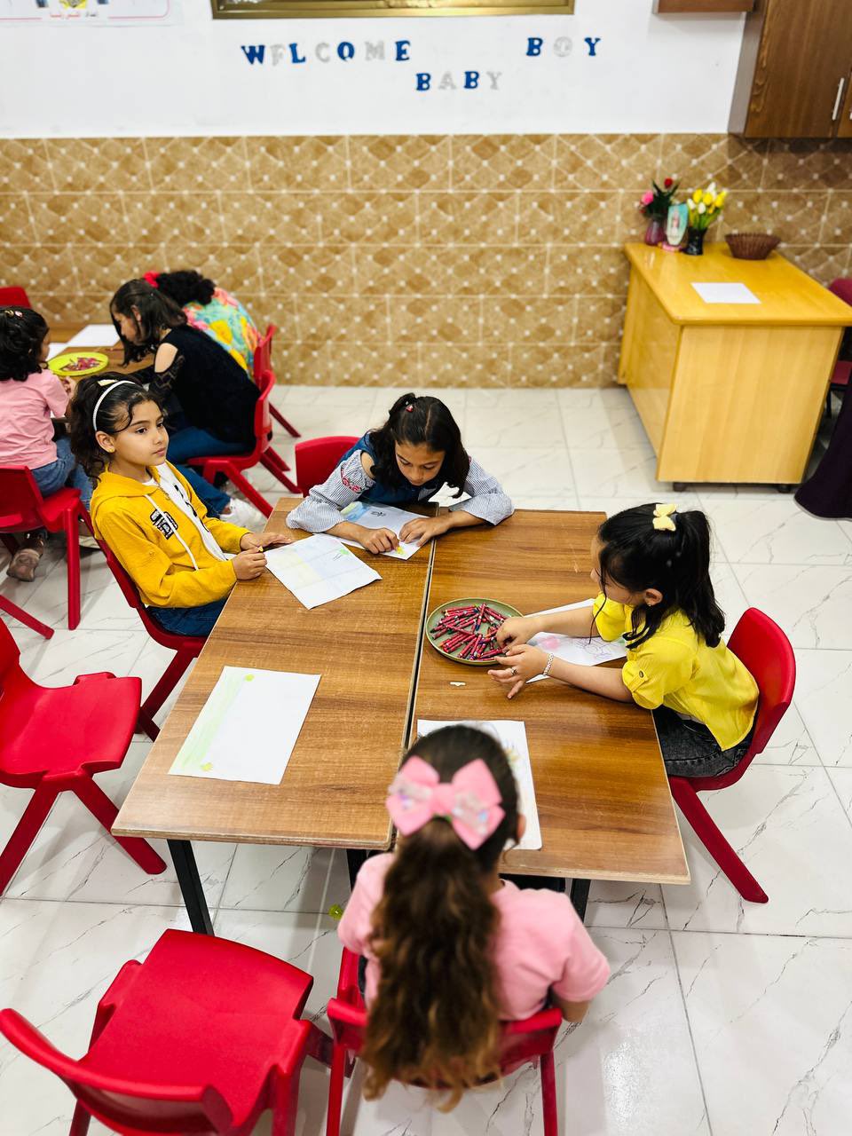 Educational center opens with minimal resources and capabilities