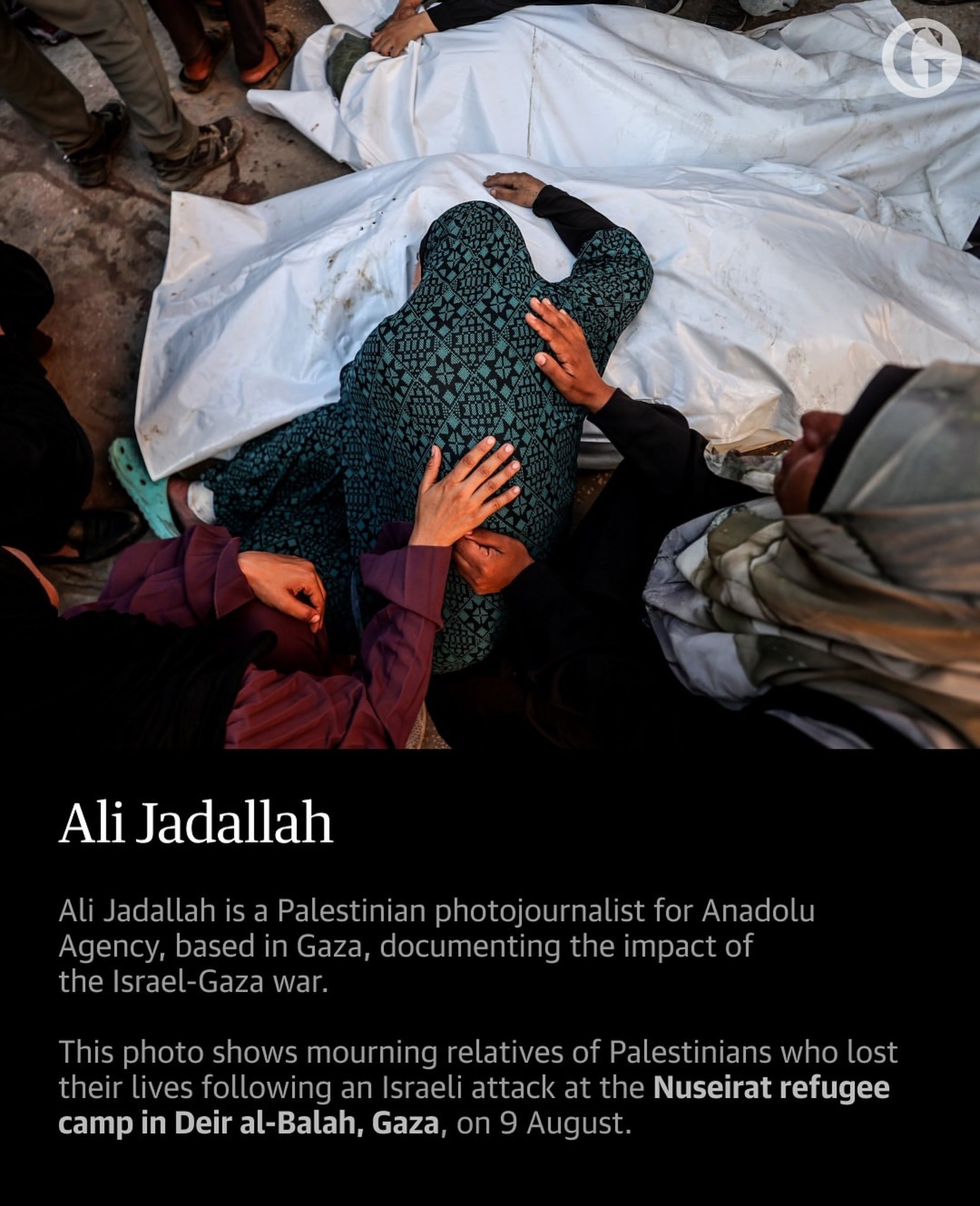 Palestinian Journalist Ali Jadallah’s Gaza Photography Wins Guardian Award