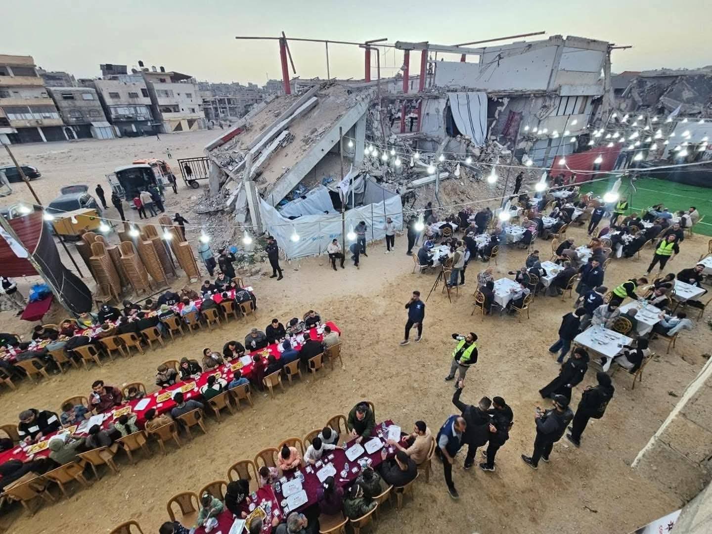 Communal Iftar for Displaced Families in Khan Younis
