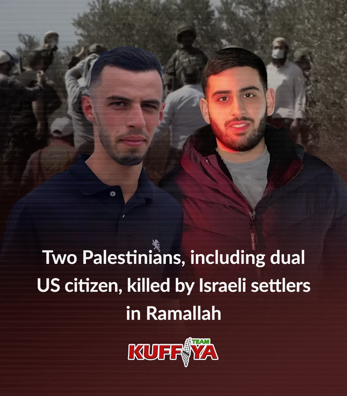 Israeli settler attack kills two Palestinians in West Bank town