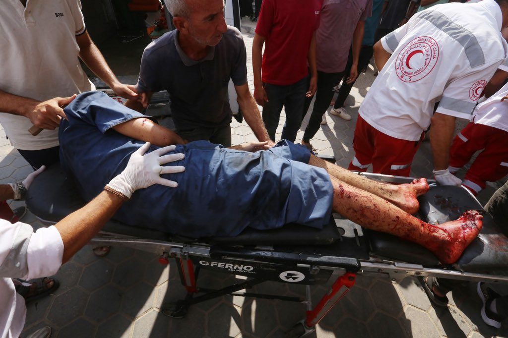 Casualties reported in Israeli bombing of Gaza City neighborhood