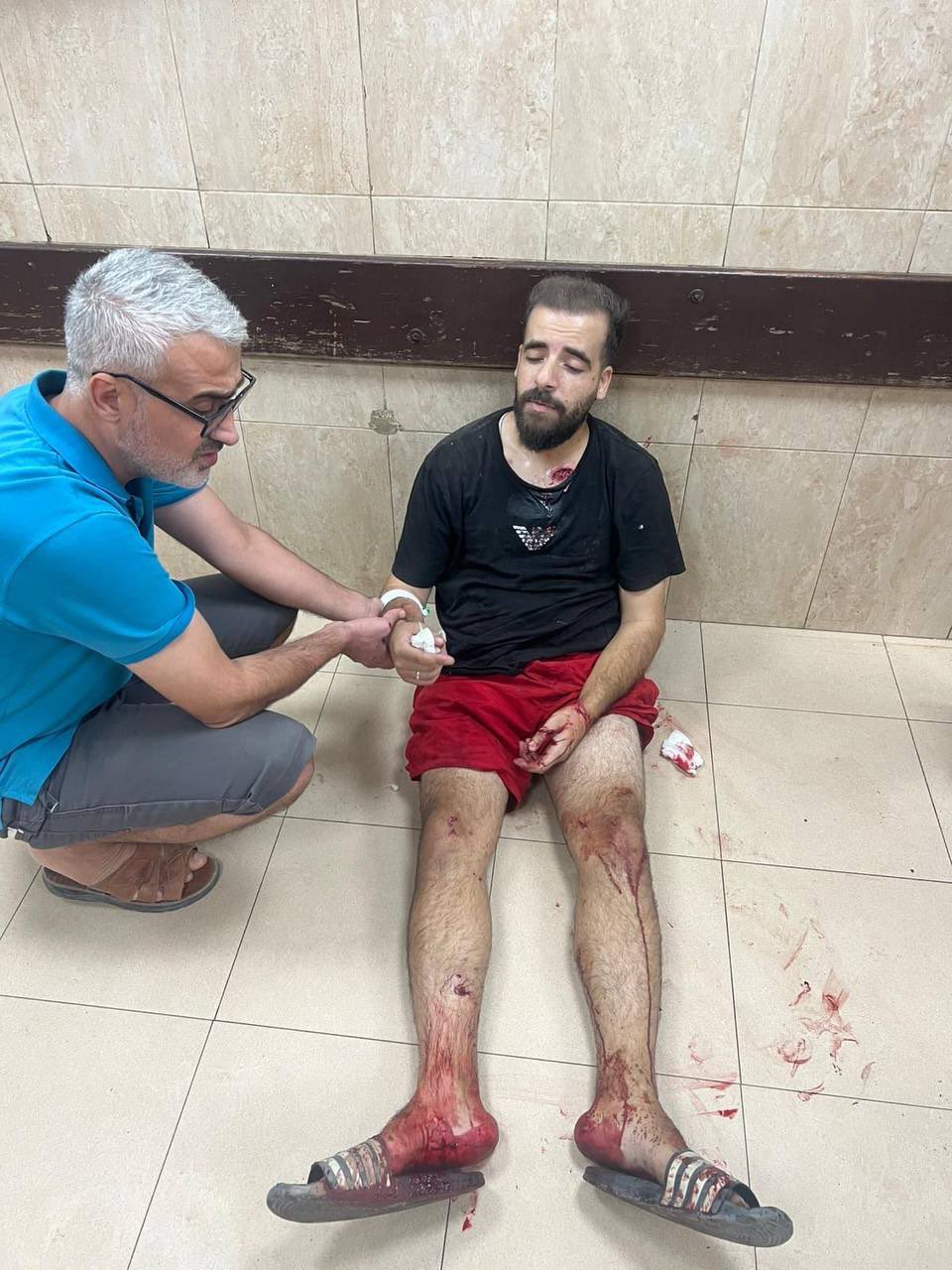 Journaliste palestinien blessé lors d’une frappe israélienne à Gaza