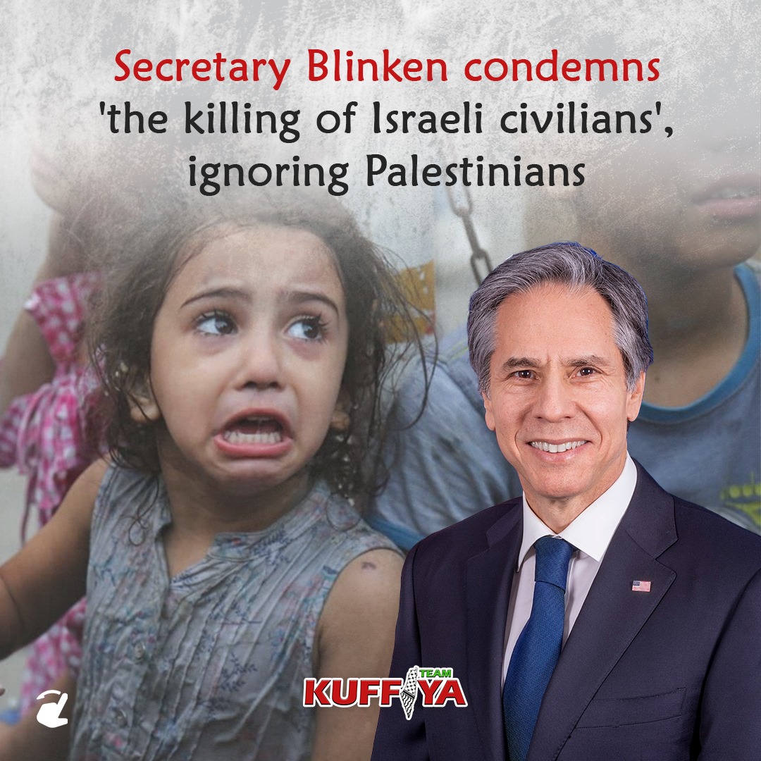 Blinken’s Stance on Israel-Palestine Conflict Criticized
