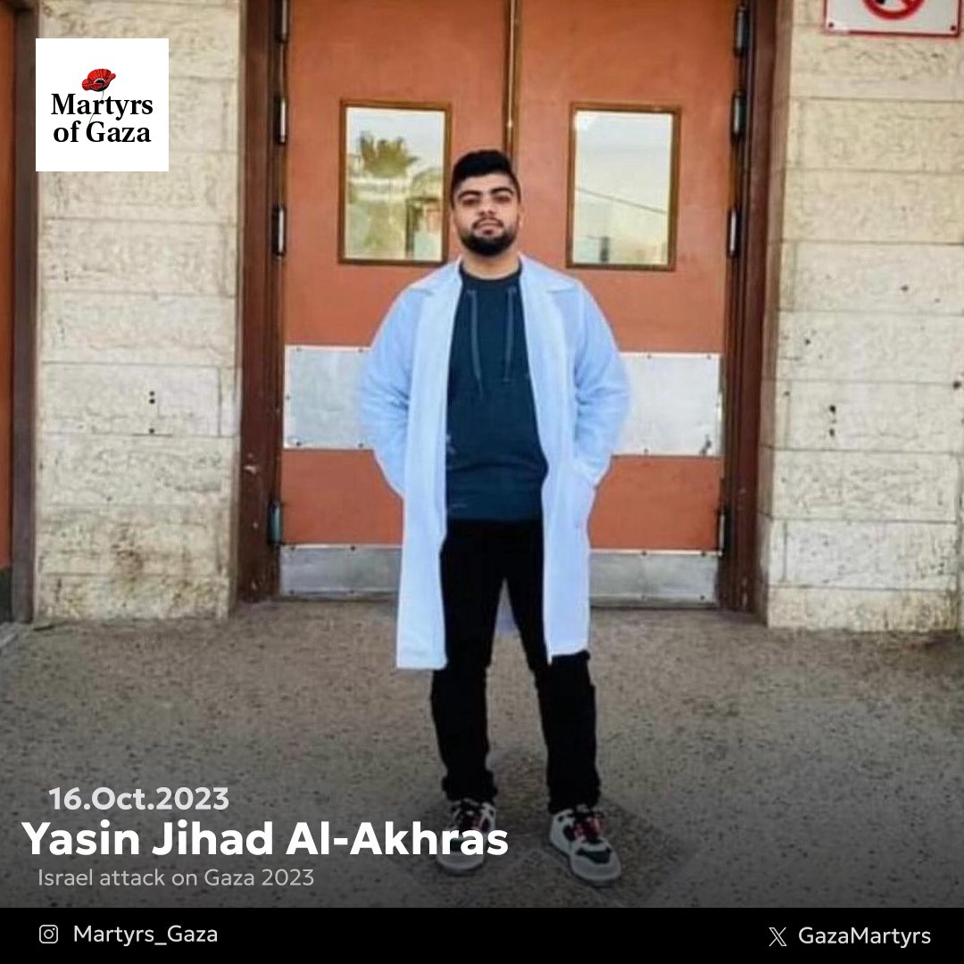 Medical student killed in Israeli airstrike during prayer
