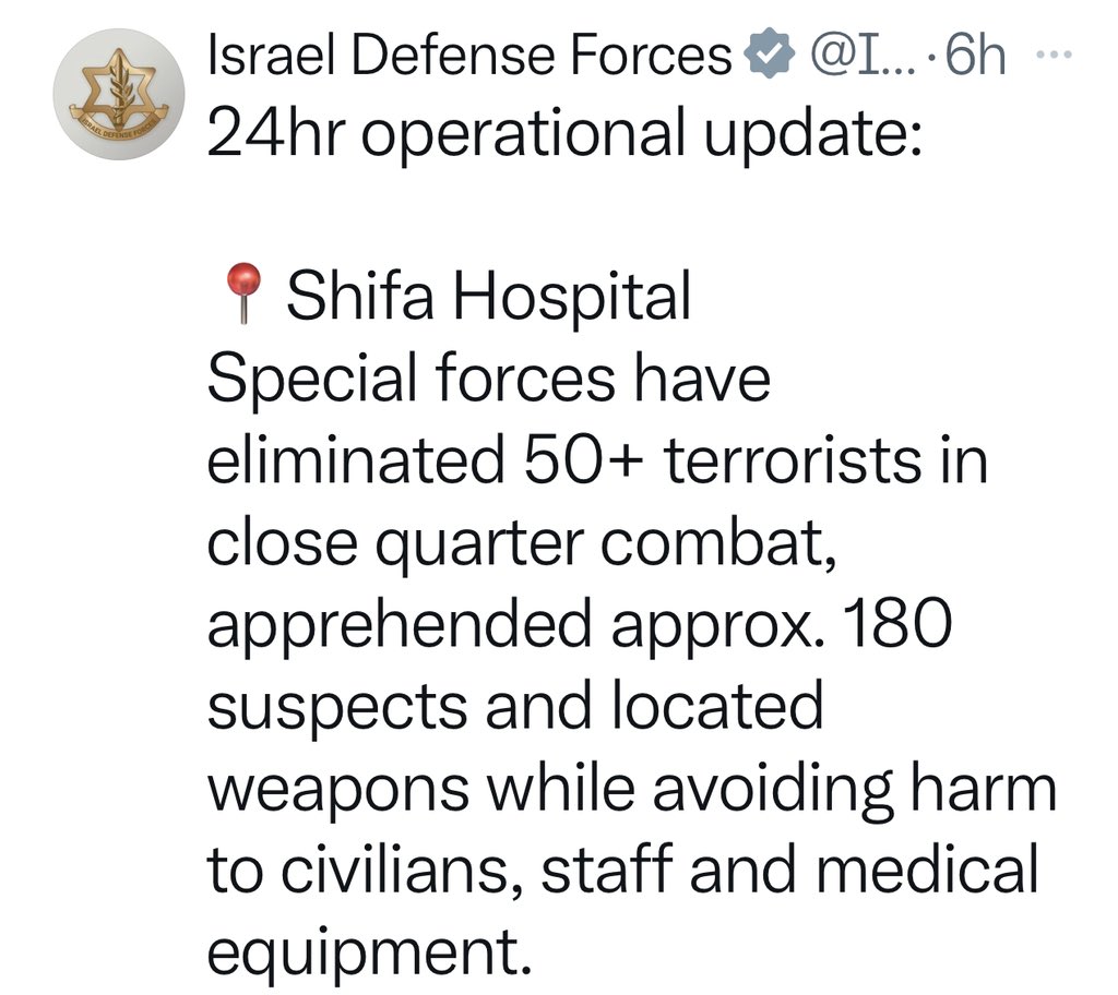 Israeli Forces Acknowledge Summary Executions at Al Shifa Hospital