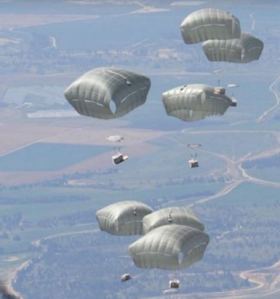 Palestinians killed in Gaza aid airdrop parachute failure