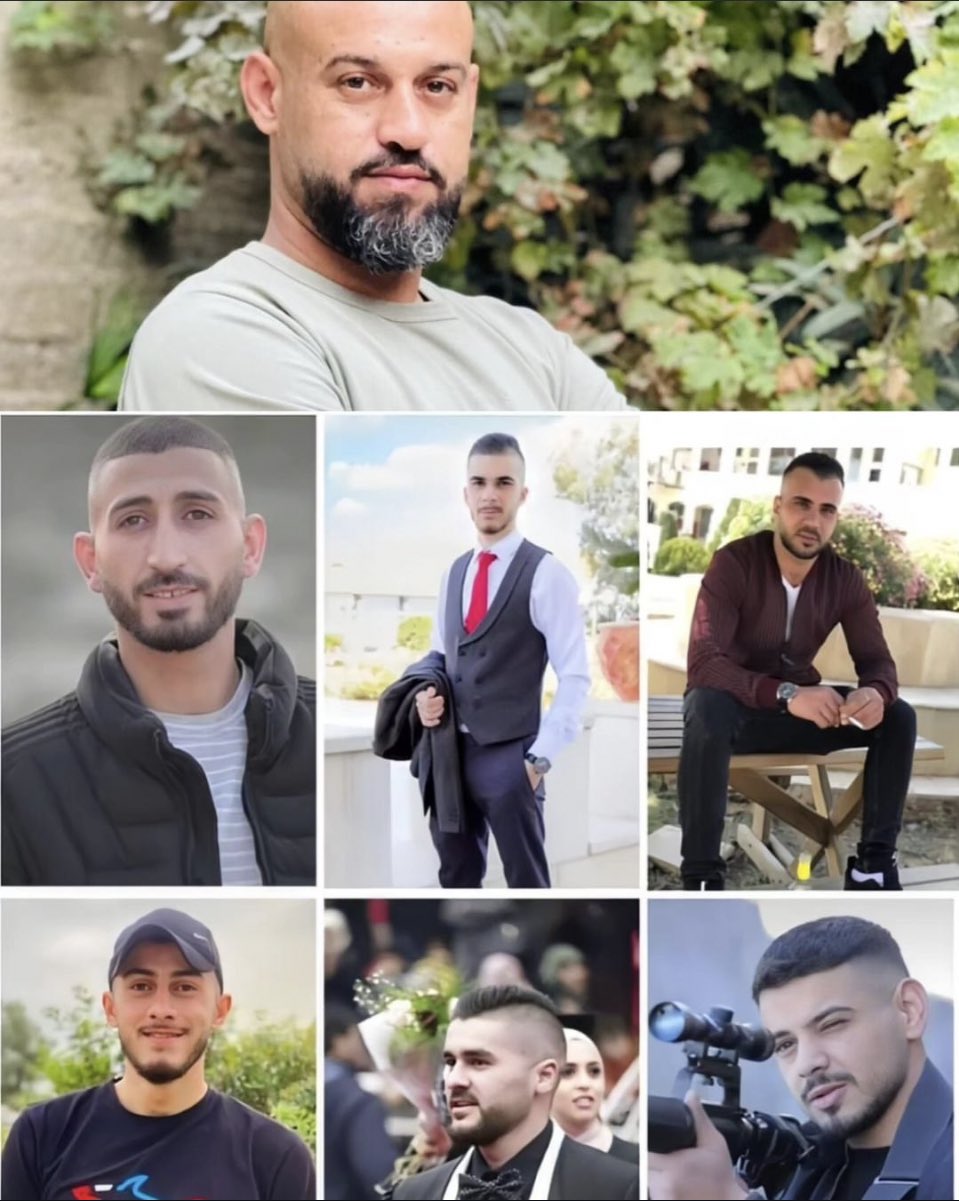 Seven Palestinian Youths Killed in Qabatiya Jenin Resistance