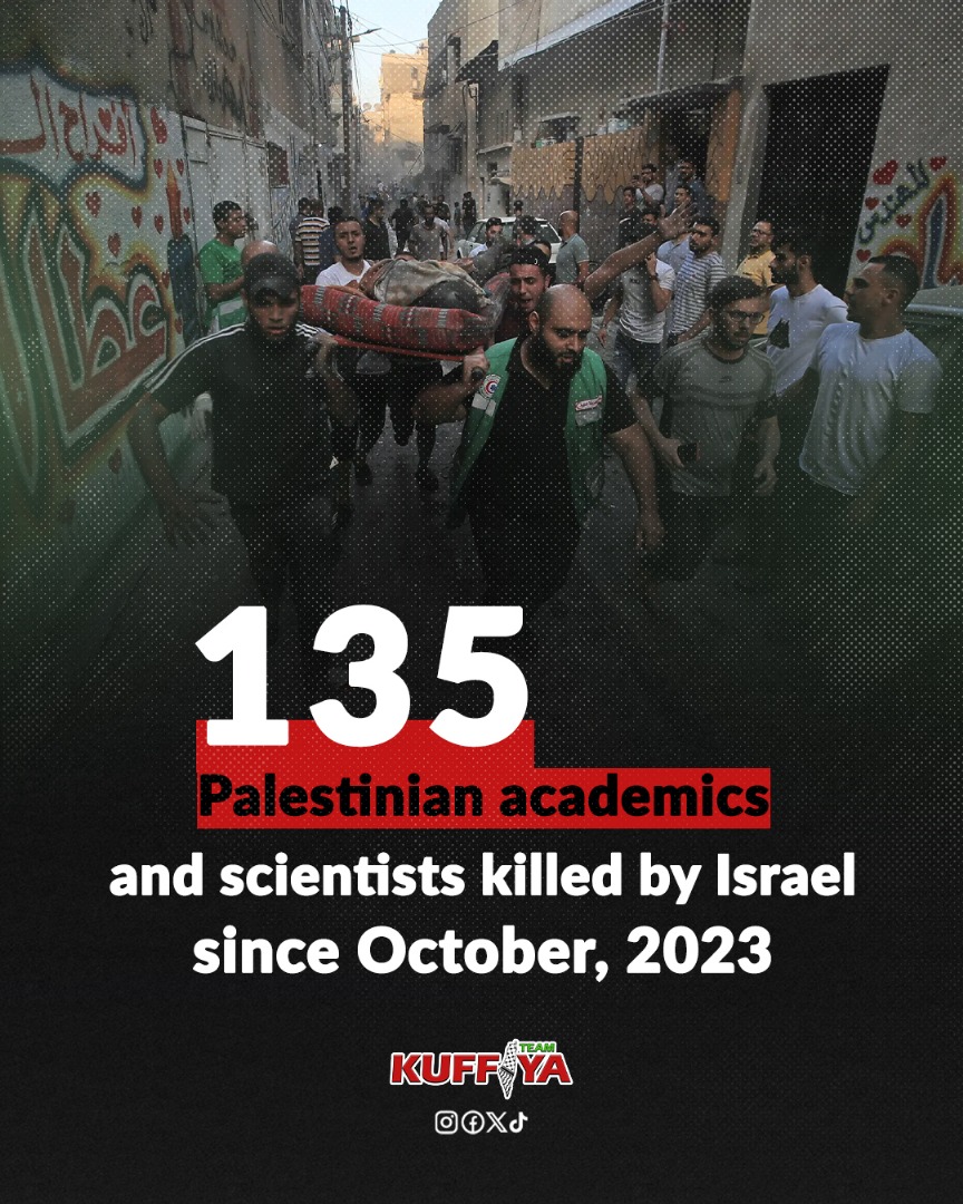 135 Palestinian Academics Killed Since October 2023