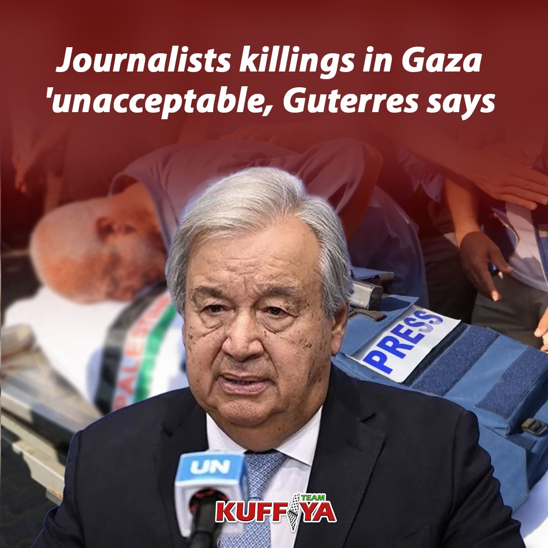 UN Chief Condemns Killings of Journalists in Gaza War