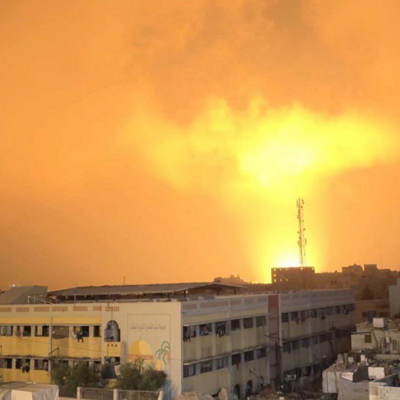 Heavy Israeli bombardment reported in Khan Younis, southern Gaza