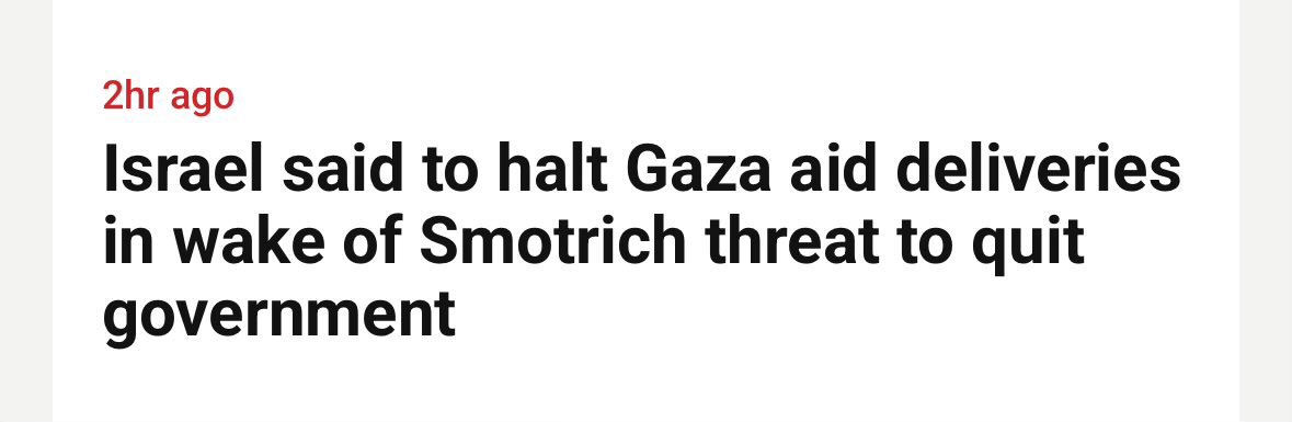 Netanyahu’s Real Motives Behind Gaza Aid Restrictions