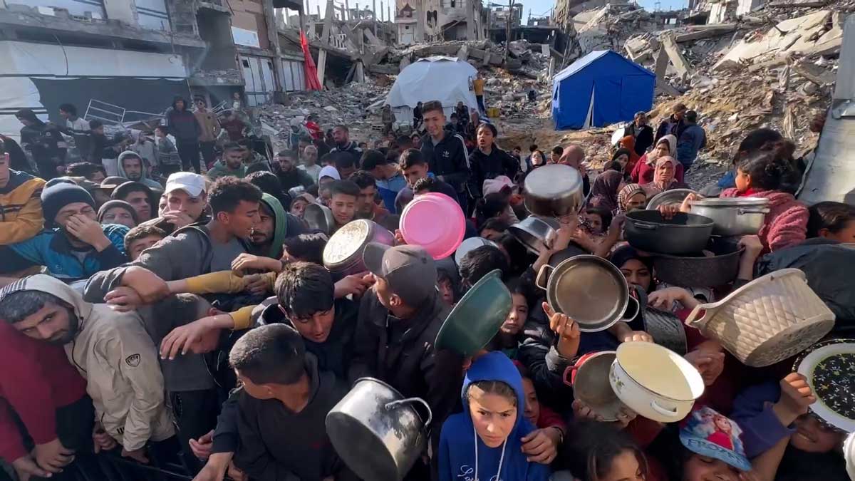 Gaza humanitarian aid blockade and hunger crisis testimony