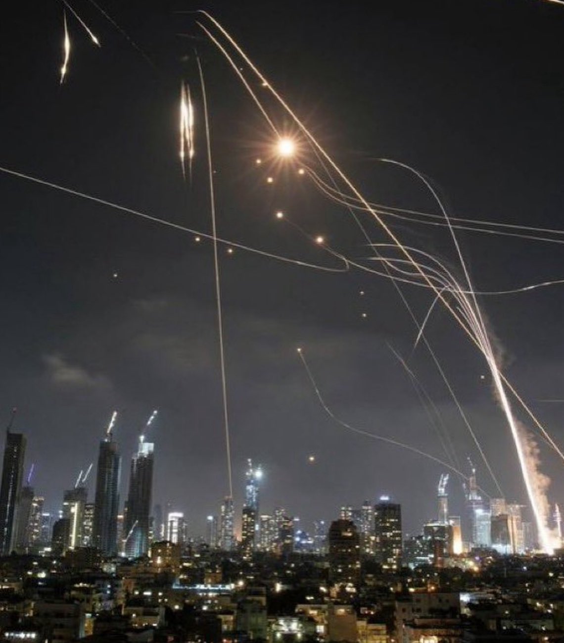 Iran launches missile strikes on Israeli air bases