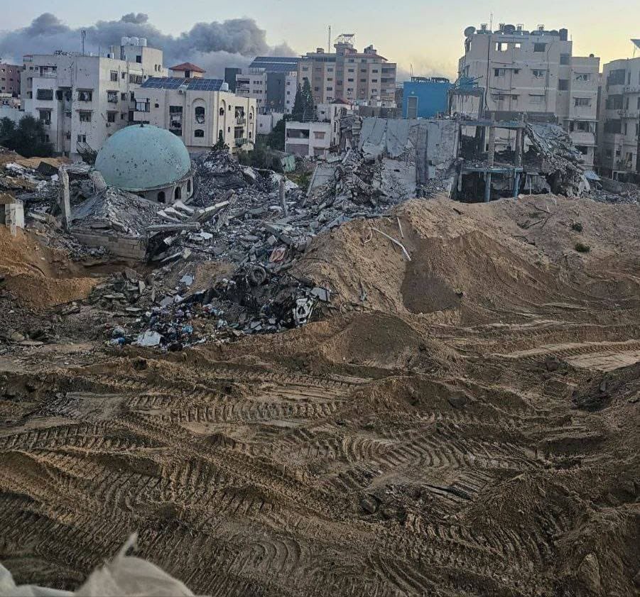 Destruction at Al-Shifa Hospital in Gaza City
