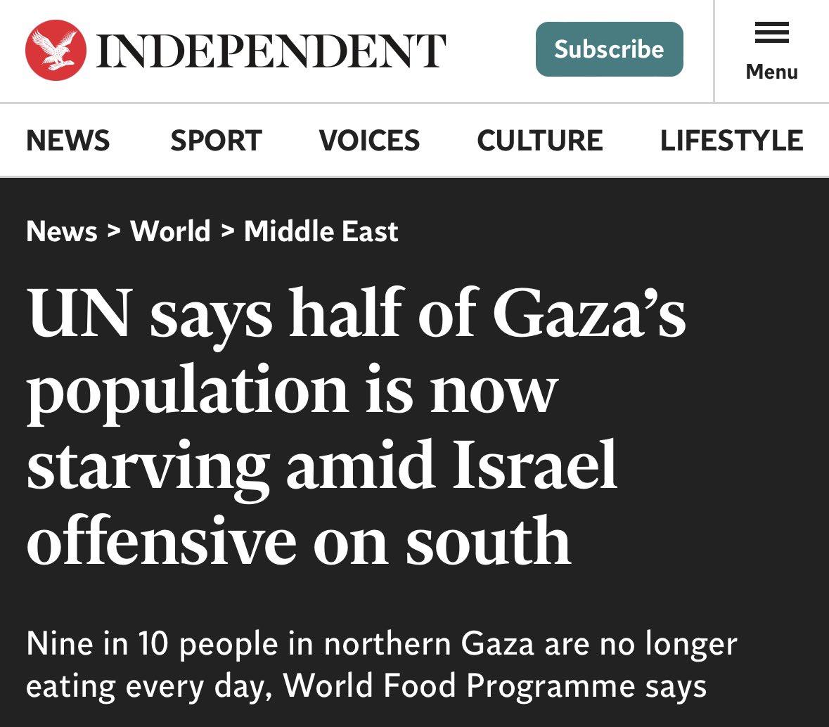 Israel Accused of Deliberately Starving 2.3 Million Palestinians