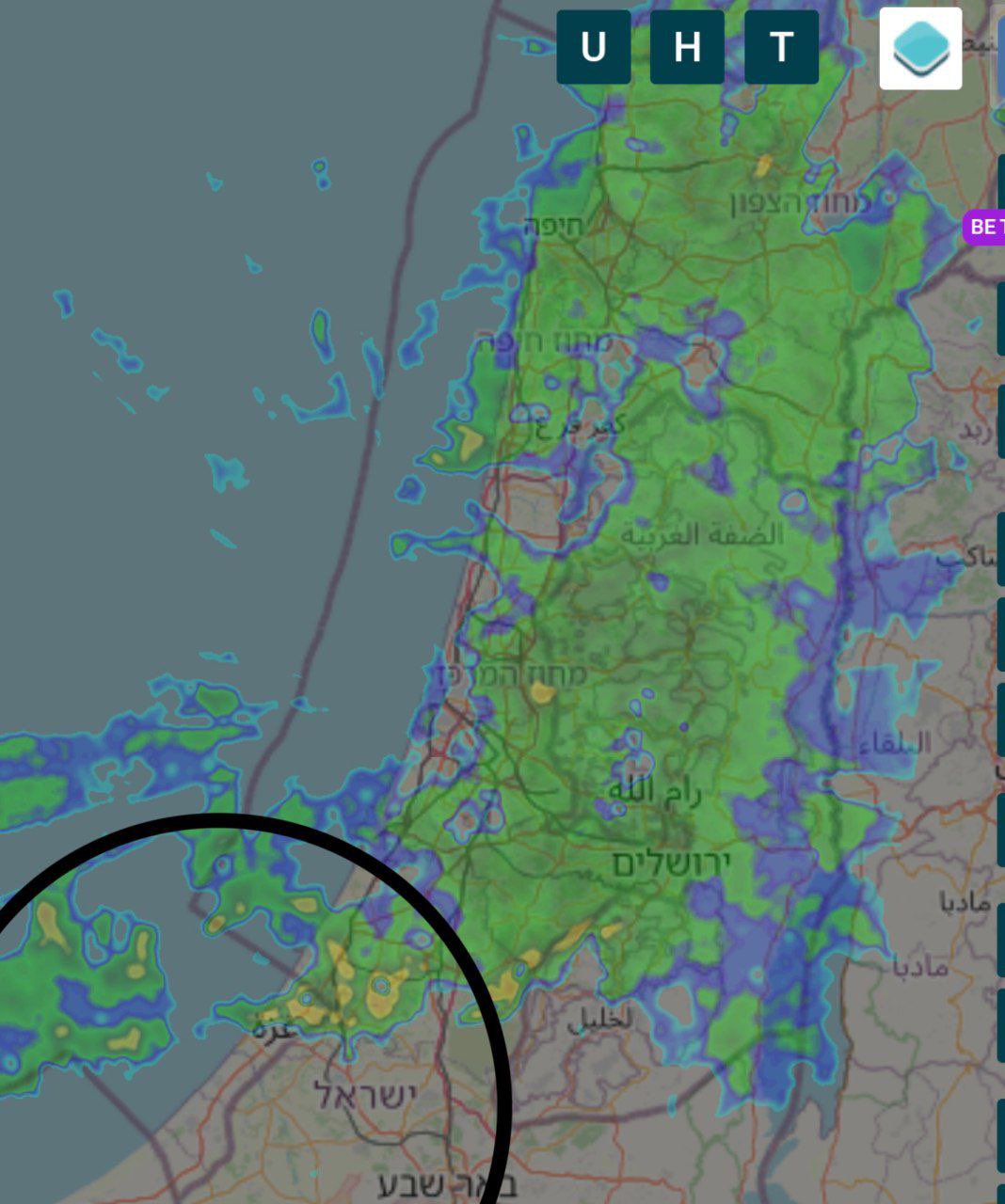 Heavy rainstorm hits Gaza’s displaced population in damaged tent camps