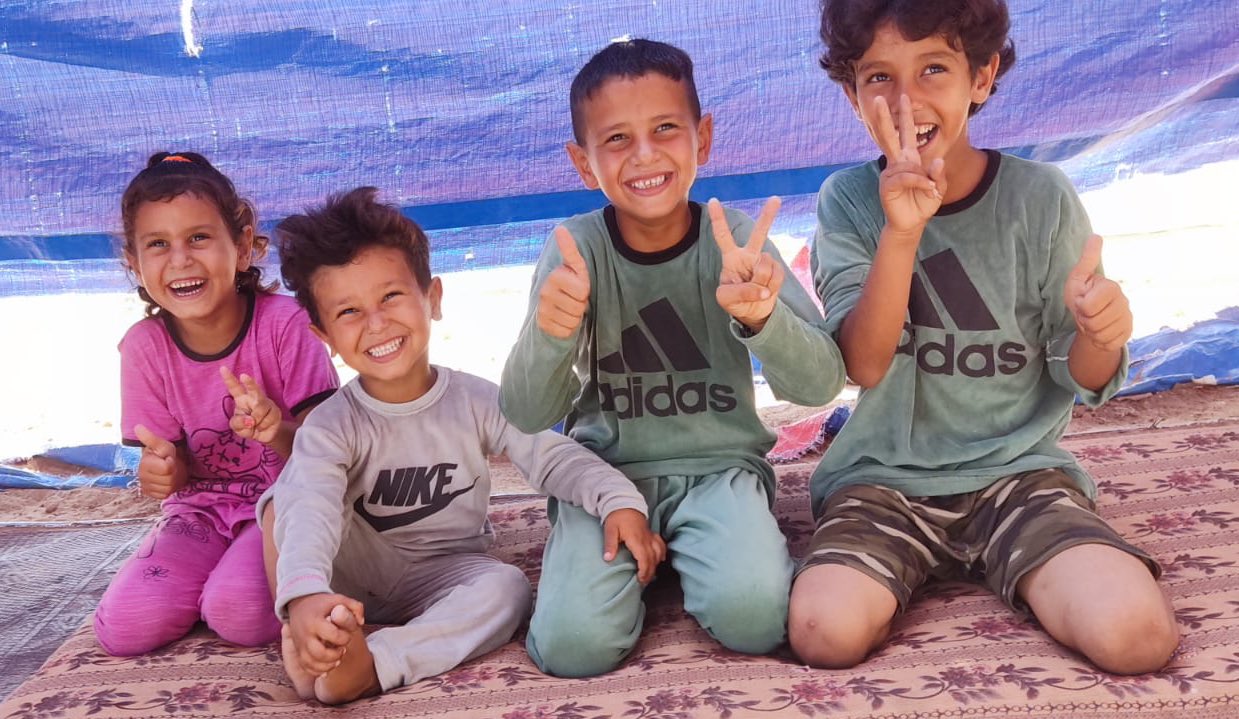 Nephews Send Greetings From Gaza