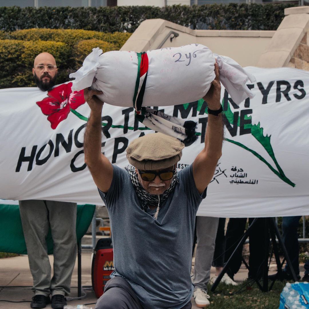 Activists Honor Aaron Bushnell at Israeli Consulate Houston
